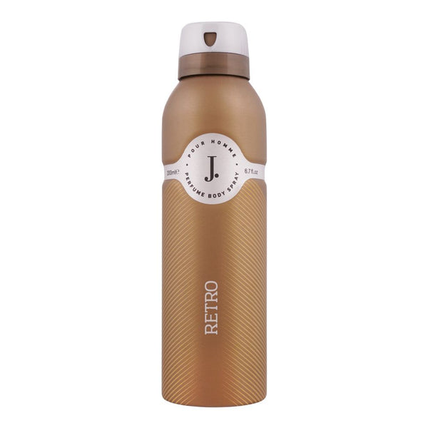 J. Junaid Jamshed – Body Spray Retro – Coconut, Caramel & Woody Fragrance – 200ml
