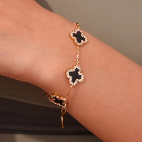 5 Clover Midnight Bracelet