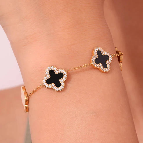 5 Clover Midnight Bracelet