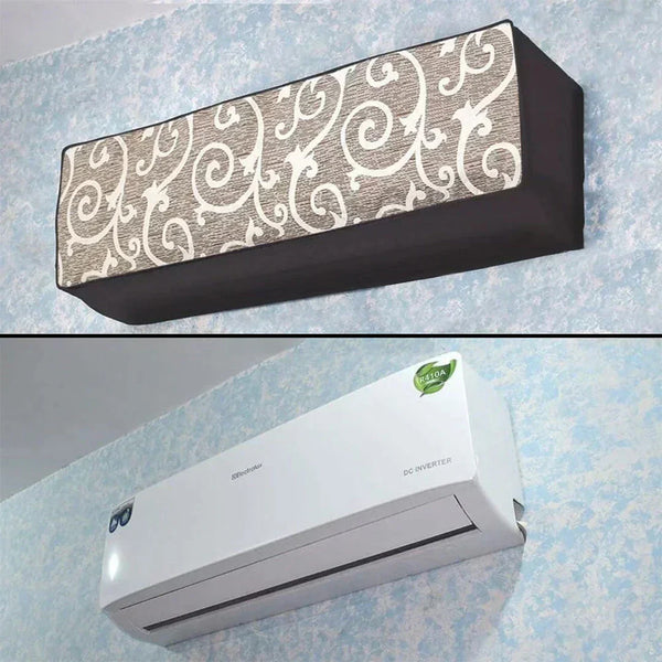 Printed Quilted AC Cover - (Inner + Outer Unit Set) - Copper