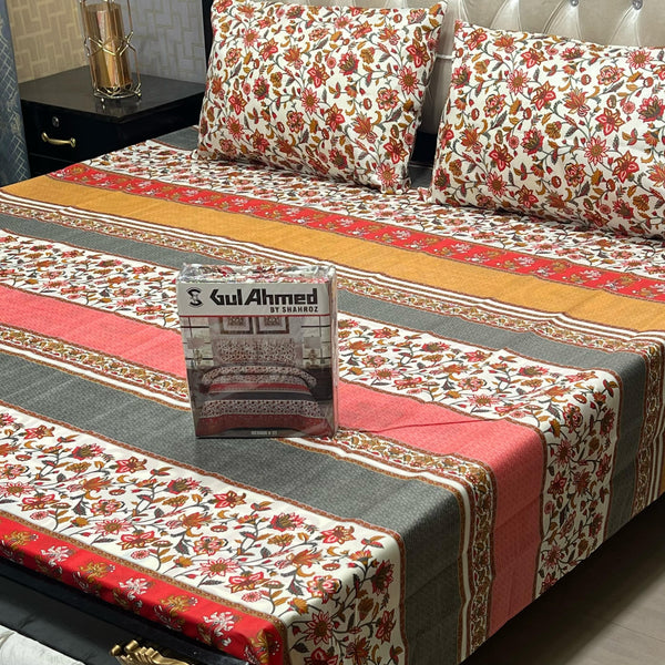 Cotton Bedsheet Set 3 Piece