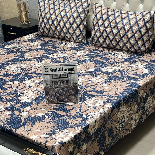 Cotton Bedsheet Set 3 Piece