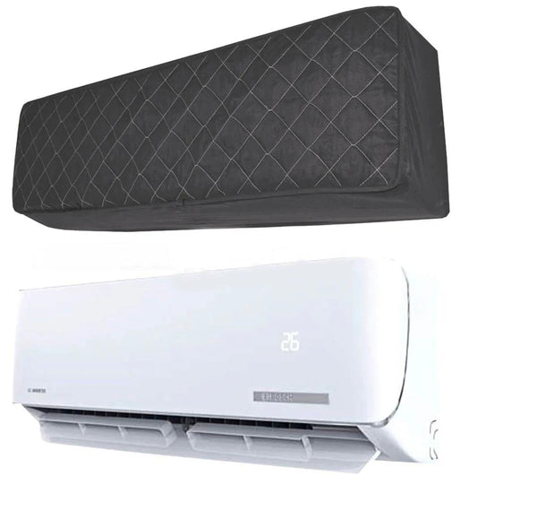 Quilted AC Cover - (Inner + Outer Unit Set) - Grey
