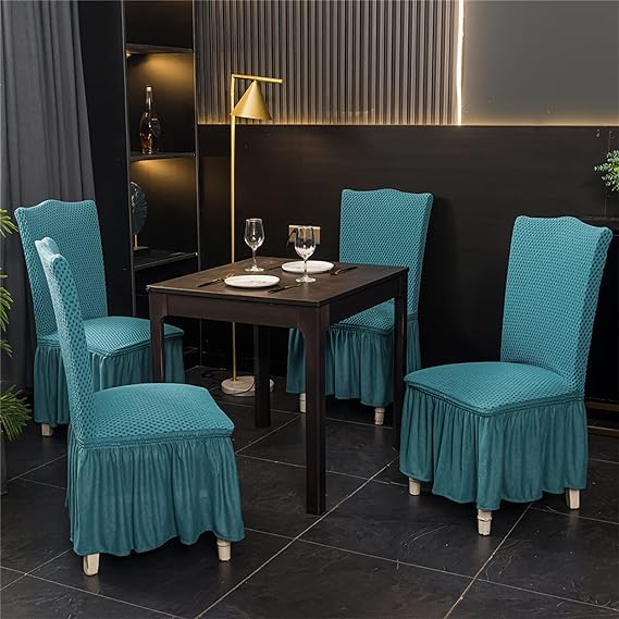 Turkish Style Dining Chairs Covers  - Zinc