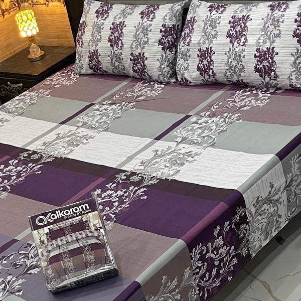 Cotton Bedsheet Set 3 Piece