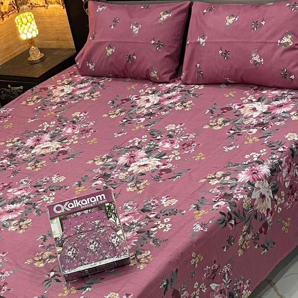 Cotton Bedsheet Set 3 Piece