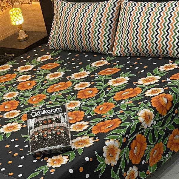 Cotton Bedsheet Set 3 Piece