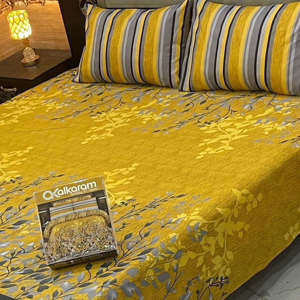 Cotton Bedsheet Set 3 Piece