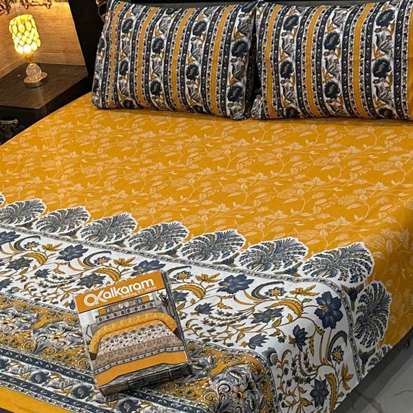 Cotton Bedsheet Set 3 Piece