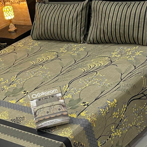 Cotton Bedsheet Set 3 Piece