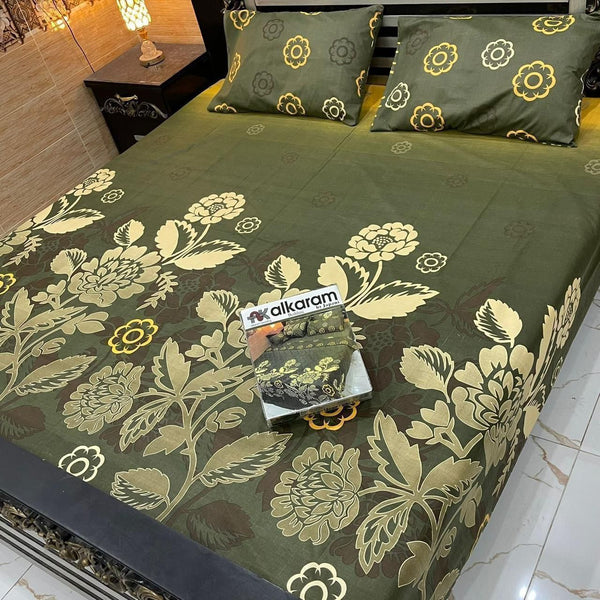 Cotton Bedsheet Set 3 Piece