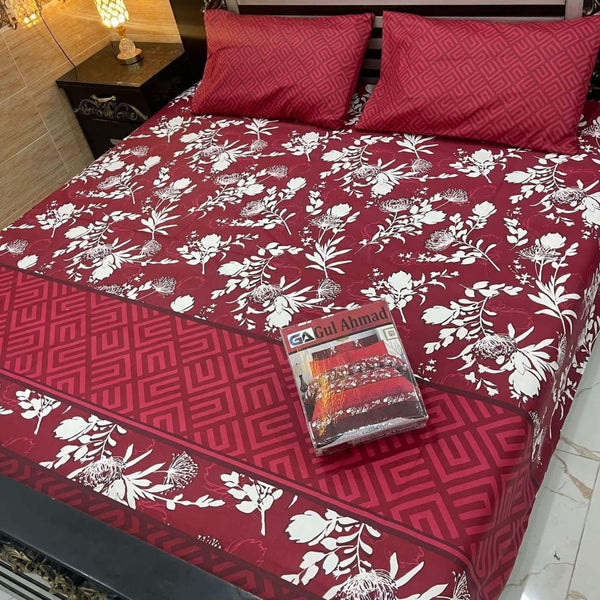 Cotton Bedsheet Set 3 Piece