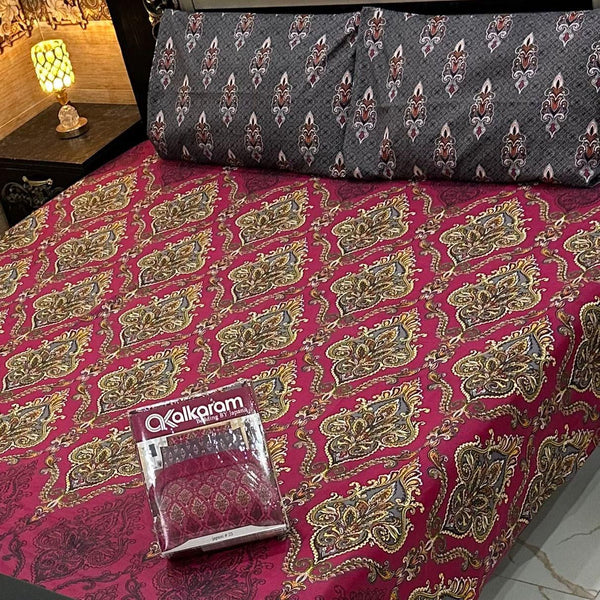 Cotton Bedsheet Set 3 Piece