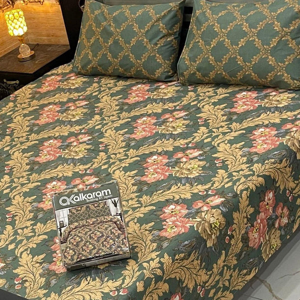 Cotton Bedsheet Set 3 Piece