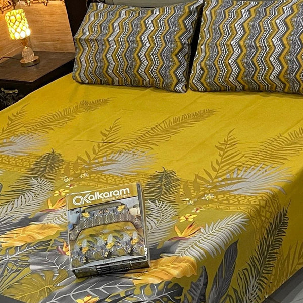 Cotton Bedsheet Set 3 Piece