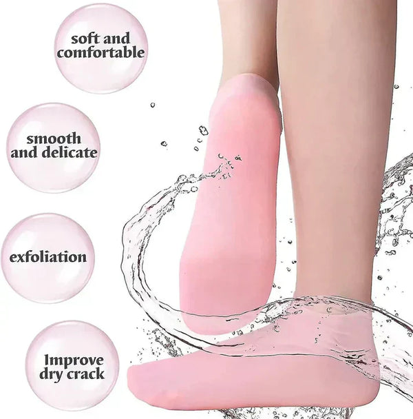 Silicone Moisturizing Gel Heel Socks