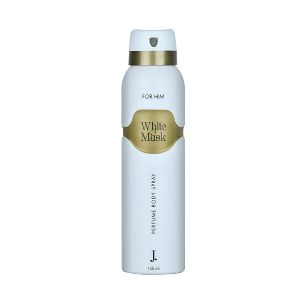 J. Junaid Jamshed – Body Spray White Musk – Fresh Woody Citrus & Vanilla – 150ml