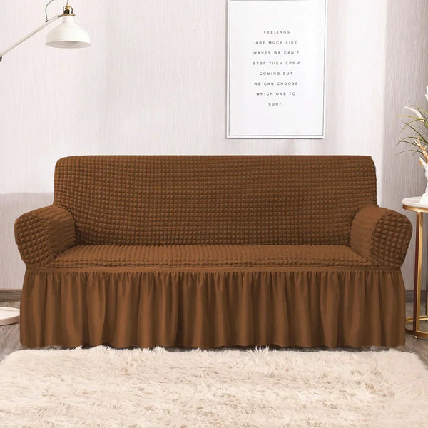 Persian Style Bubble  Sofa Cover - Copper