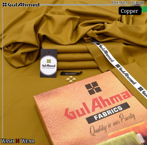 Gul Ahmed Boski Wash N Wear (COPPER)