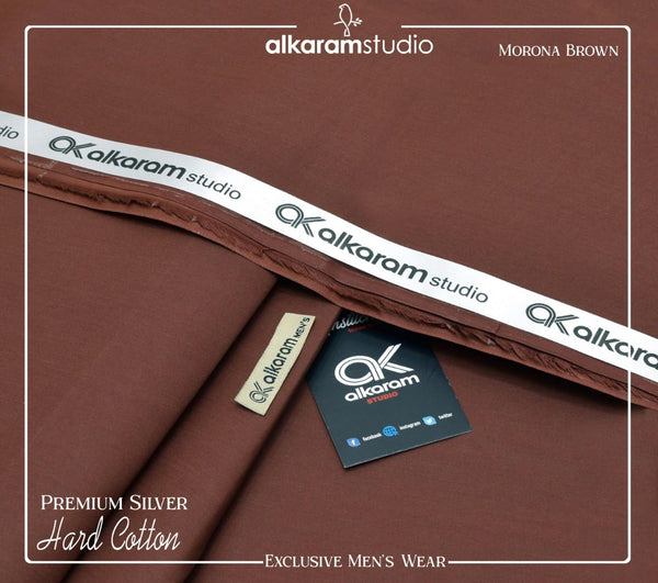 AL-KARAM Silver finish Hard COTTON- SUMMER COLLECTION FOR MENS