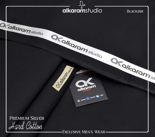 AL-KARAM Silver finish Hard COTTON- SUMMER COLLECTION FOR MENS