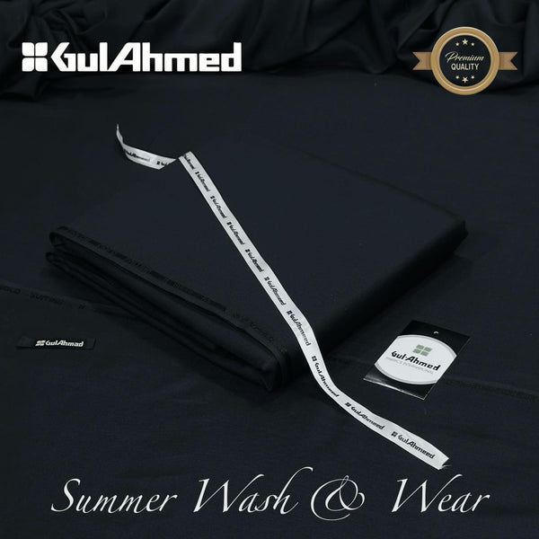 Gul Ahmed  Wash & Wear Unstitched Suit Men
