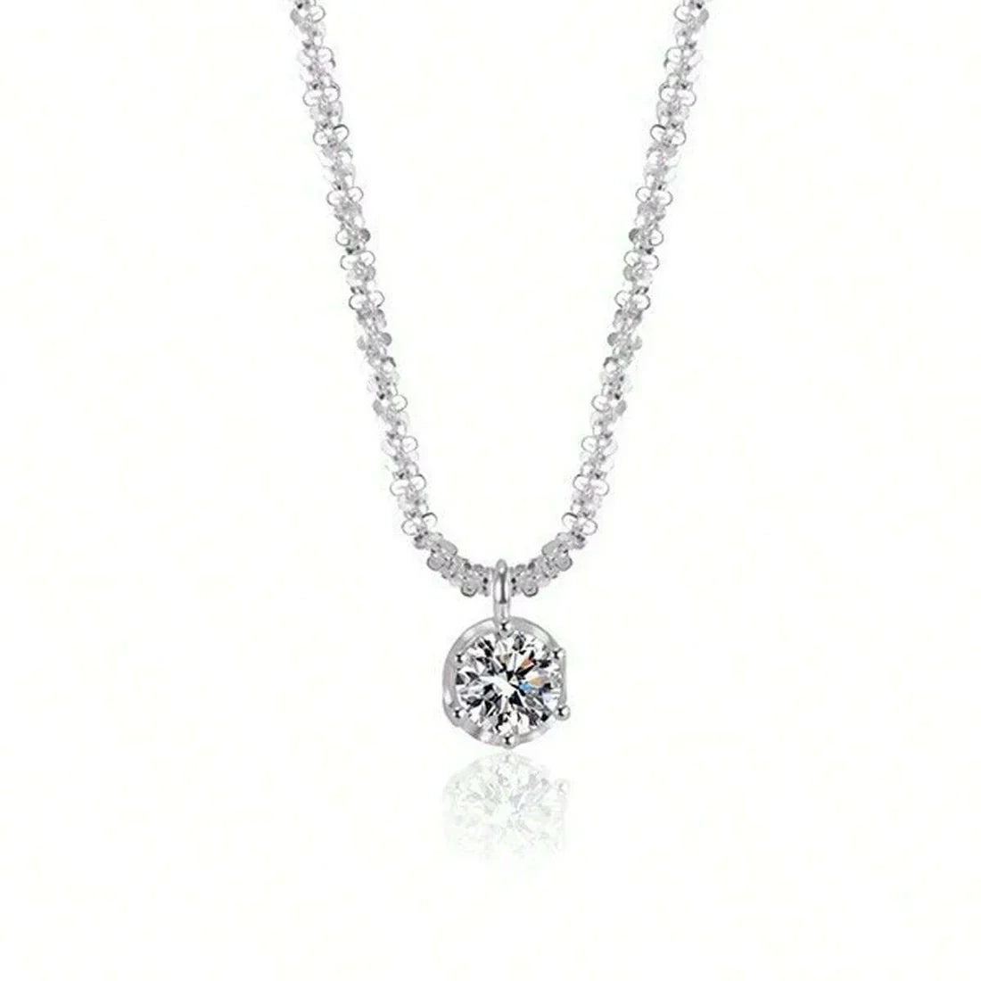 Luxury Round White Pendant neclace | Quality Satisfaction